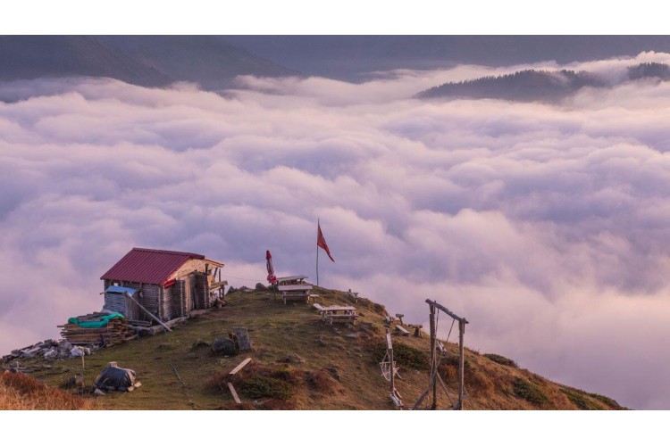 Huser Yaylası gün batımı