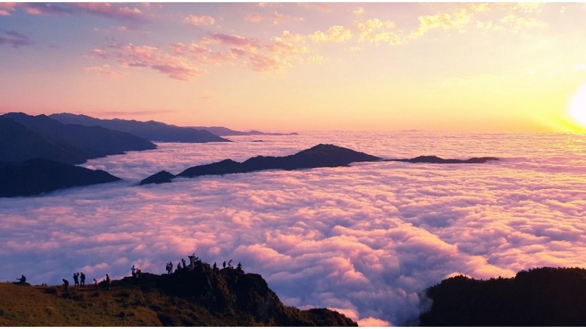 Huser Yaylası gün batımı