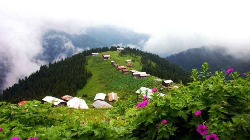 Pokut Yaylası bulut denizi manzarası