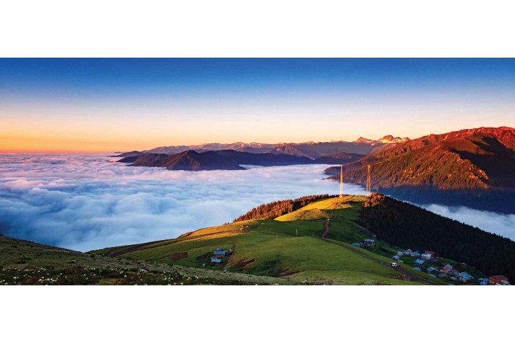 Pokut Yaylası bulut denizi manzarası